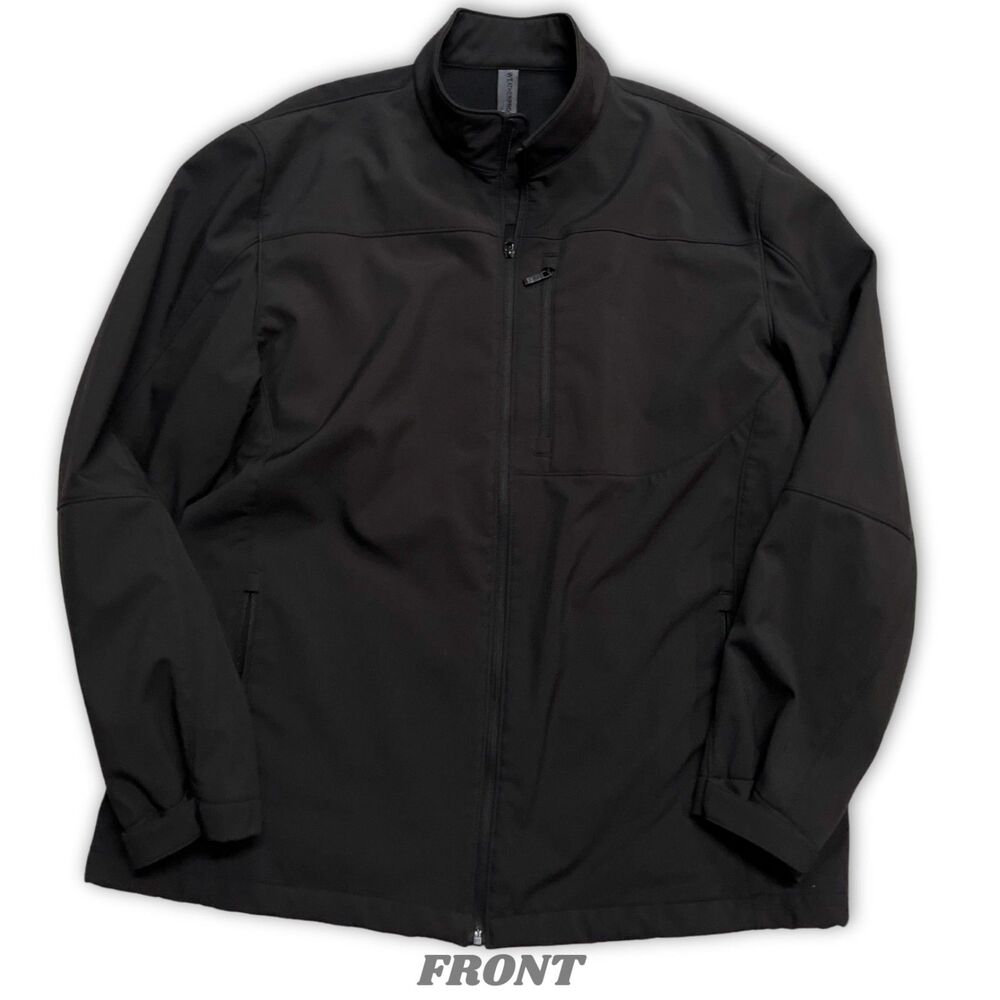 Weatherproof Men's Softshell Modern Fit Active Jacket, Black, Size 3X